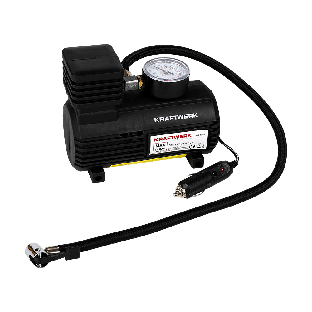 12V DC prenosný mini vzduchový kompresor